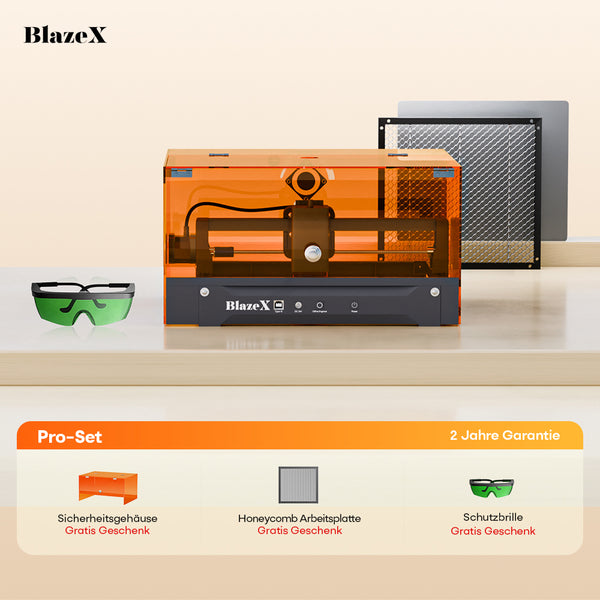 BlazeX M3 Pro Lasergravierer & Laserschneider - 5W